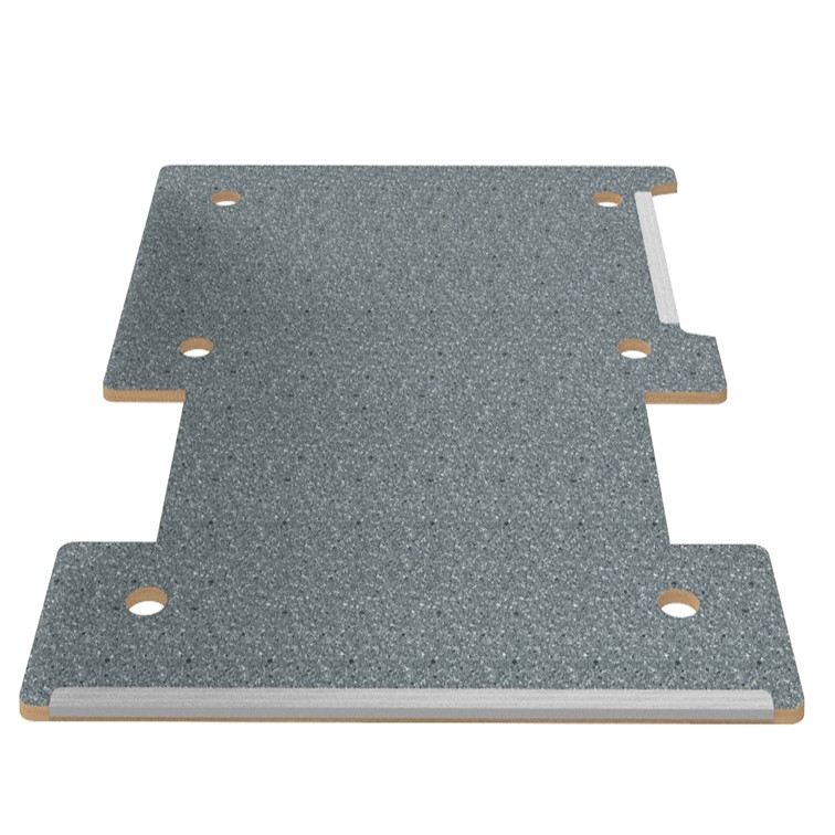 Bodenplatte mit Trittkantenschutz, für L1H1 Maxus